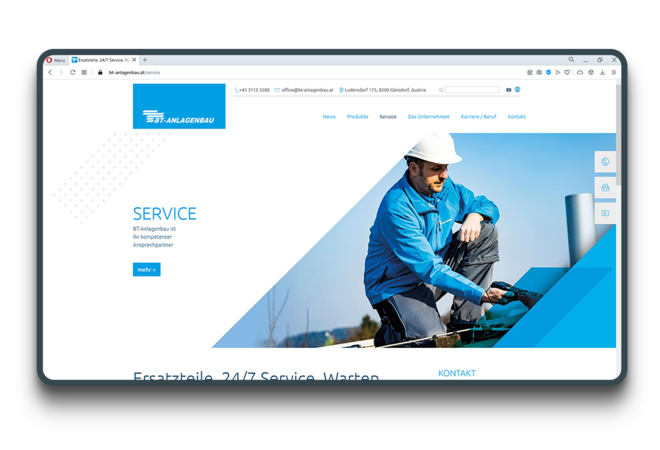 BT-Anlagenbau - Website BT-Anlagenbau - Website