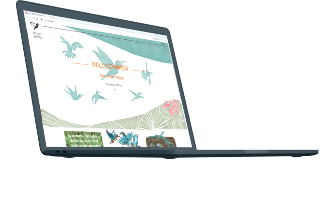 Screenshot der Website von KommunikationsDesign Michaela Nutz e.U.