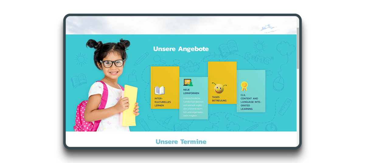 Volksschule Algersdorf Website Startseite