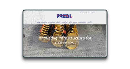 Screenshot PREDL Website