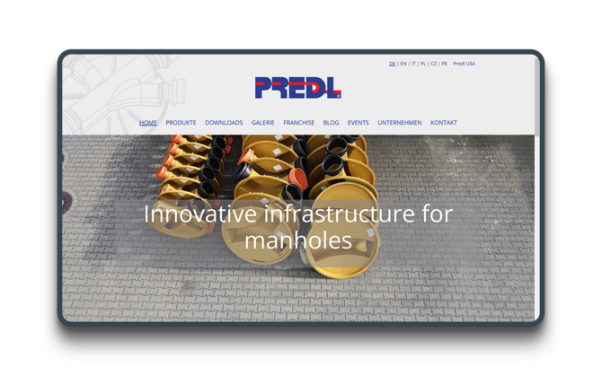 Screenshot PREDL Website Screenshot PREDL Website