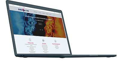 Screenshot der ENERTEC Website