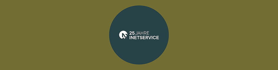 INETSERVICE 25 Jahre Logo