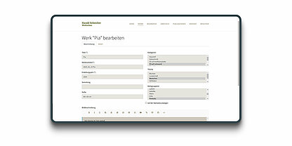 Werkschau - Kunstschau Online System - Frontend Editing - Bildbeschreibung - Kategorisierung Werkschau - Kunstschau Online System - Frontend Editing - Bildbeschreibung - Kategorisierung