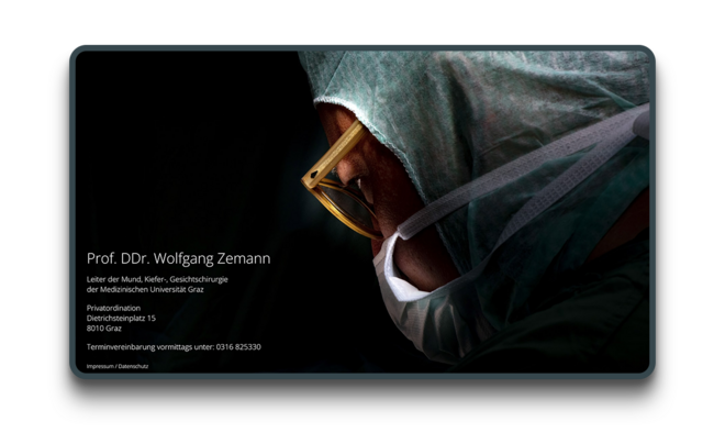 Onepager - Prof. DDr. Wolfgang Zemann