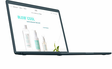 Sreenshot des Moonbear Cosmetics Onlineshops