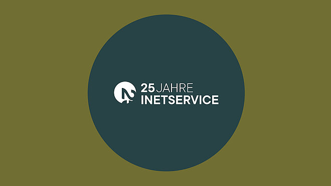 INETSERVICE 25 Jahre Logo