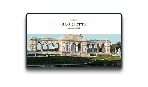 Gloriette Immobilien GmbH - Website