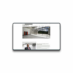 Screenshot der Museum Liaunig Website