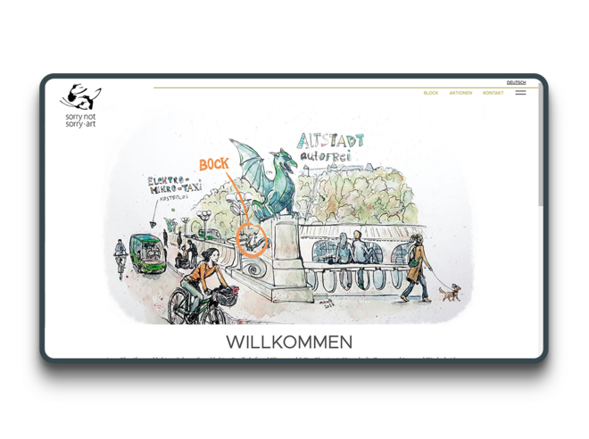 BLOG/Webauftritt sorry not sorry 