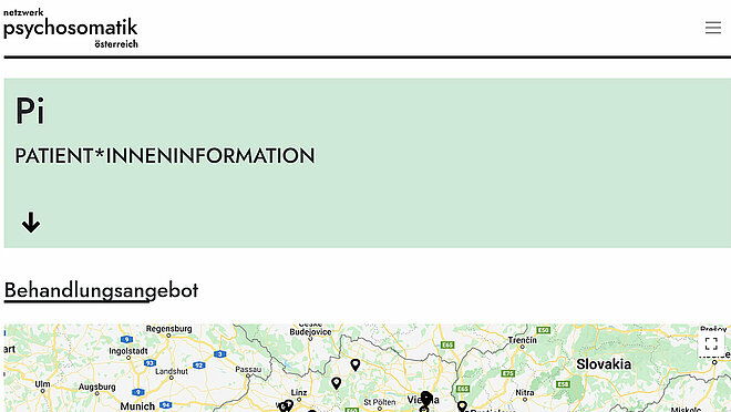 Screenshot der NPS-Website mit TYPO3 Extension Entwicklung