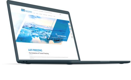 Screenshot der AAT Freezing Website Screenshot der AAT Freezing Website