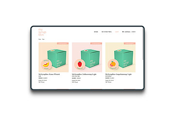 Screenshot der MySyrupBox Website