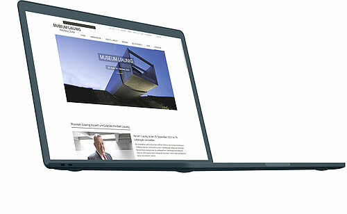 Screenshot der Museum Liaunig Website Screenshot der Museum Liaunig Website