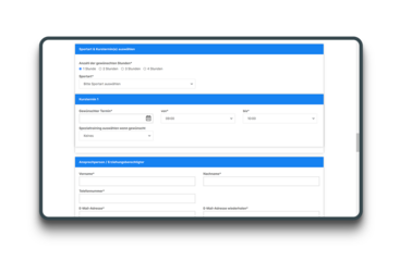 Alpfox Buchungsformular Plugin